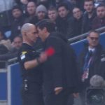 Paulo Fonseca menanduk wasit di laga Lyon di Ligue 1