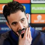 Ruben Amorim di konferensi pers Manchester United di Liga Europa
