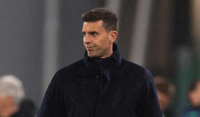 Thiago Motta selama kekalahan Juventus dari Atalanta di Serie A