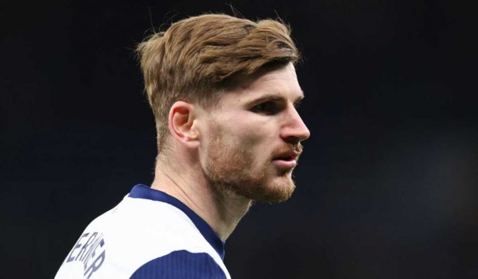 Timo Werner di laga Tottenham vs Manchester City