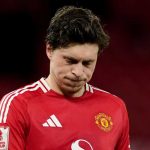 Victor Lindelof di laga Manchester United vs Fulham di Piala FA