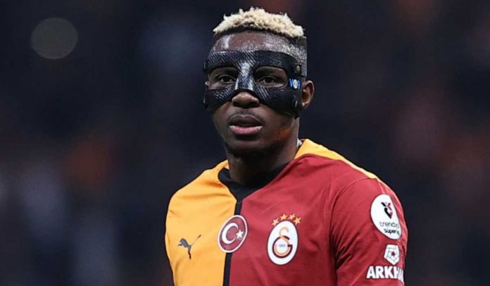 Victor Osimhen di laga Galatasaray vs Antalyaspor