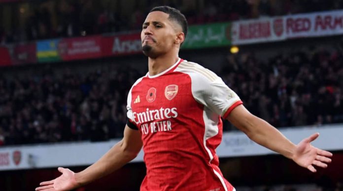 William Saliba bek Arsenal