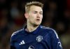 Aksi Matthijs de Ligt di laga kontra Nottingham Forest