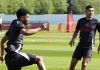 Amad Diallo di sesi latihan Manchester United