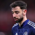 Bruno Fernandes di laga Manchester United melawan Nottingham Forest