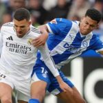 Dani Ceballos dalam sebuah aksinya bersama Real Madrid