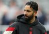 Ekspresi Ruben Amorim di laga Newcastle United vs Manchester United