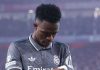 Ekspresi Vinicius Junior selama kekalahan Real Madrid dari Arsenal