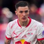 Gestur Benjamin Sesko di laga Leipzig vs Hoffenheim