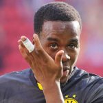 Jamie Bynoe-Gittens di laga Freiburg vs Dortmund