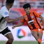 Kei Hirose dalam laga Borneo FC vs PSM Makassar di pekan ke-29