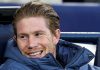 Kevin de Bruyne duduk di bangku cadangan Manchester City