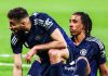 Leny Yoro terduduk usai laga imbang kontra Lyon di leg pertama Liga Europa