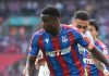 Marc Guehi di laga Crystal Palace vs Aston Villa