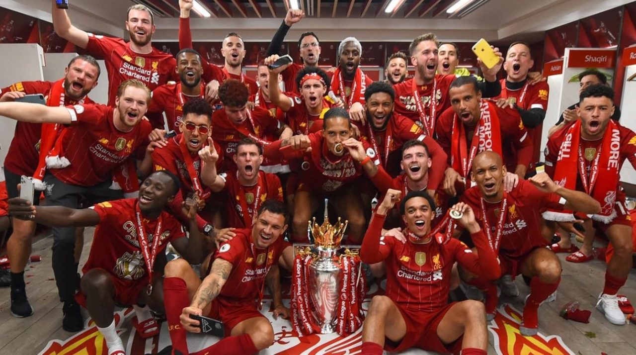 Momen saat Liverpool juara Liga Inggris musim 2020/2021