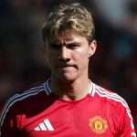 Rasmus Hojlund di laga Manchester United vs Wolves