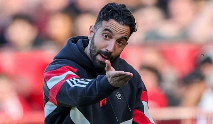 Reaksi Ruben Amorim di laga Manchester United vs Manchester City
