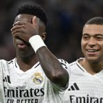 Vinicius Junior dan Kylian Mbappe pemain Real Madrid