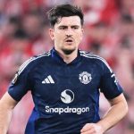 Aksi Harry Maguire di laga Athletic Bilbao v Manchester United