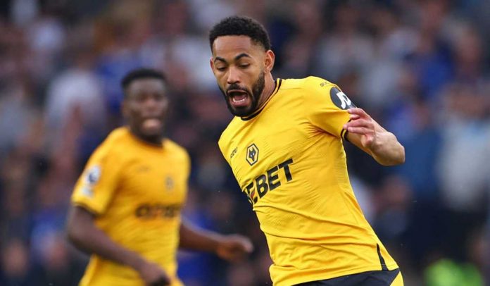 Aksi Matheus Cunha di laga Wolves vs Leicester