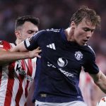 Aksi Rasmus Hojlund di laga Athletic Club vs Manchester United