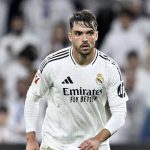 Aksi Raul Asencio di laga Real Madrid vs Real Mallorca