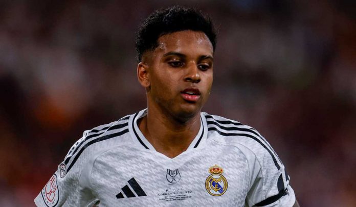 Aksi Rodrygo Goes di laga Real Madrid vs Barcelona
