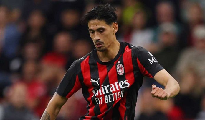 Aksi Tijjani Reijnders di laga AC Milan vs Monza