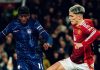 Alejandro Garnacho berduel dengan Noni Madueke di laga Chelsea kontra Manchester United