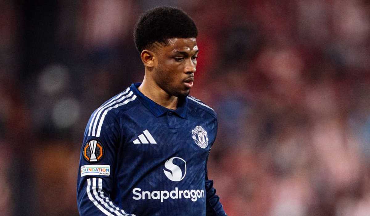 Amad Diallo di laga Athletic Bilbao vs Manchester United'