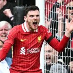 Andrew Robertson berteriak di tengah pertandingan Liverpool