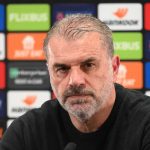 Ange Postecoglou di konferensi pers BodoGlimt v Tottenham Hotspur