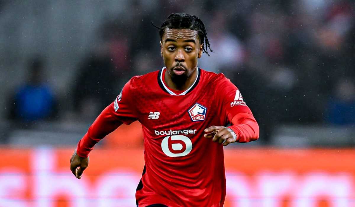 Angel Gomes di laga Lille vs Feyenoord