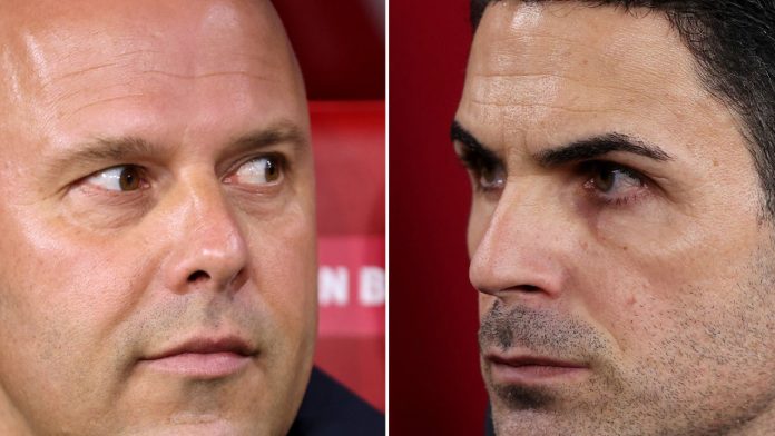 Arne Slot vs Mikel Arteta