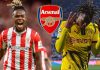 Arsenal ingin datangkan Nico Williams dan Jamie Gittens