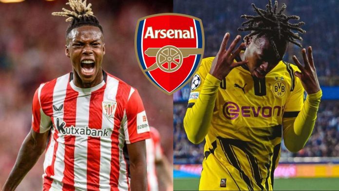 Arsenal ingin datangkan Nico Williams dan Jamie Gittens