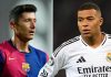 Barcelona vs Real Madrid - Robert Lewandowski vs Kylian Mbappe