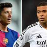 Barcelona vs Real Madrid - Robert Lewandowski vs Kylian Mbappe