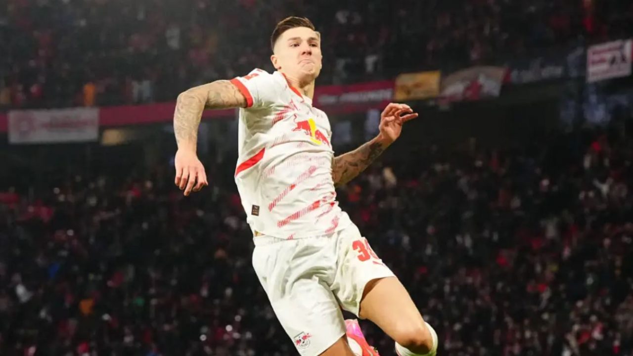 Benjamin Sesko striker RB Leipzig