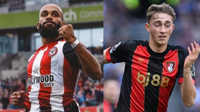 Bryan Mbeumo dan Dean Huijsen