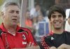 Carlo Ancelotti dan Ricardo Kaka