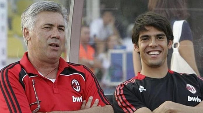 Carlo Ancelotti dan Ricardo Kaka