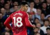 Casemiro di laga Chelsea vs Manchester United