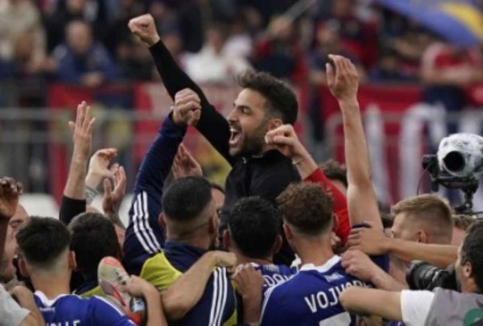 Cesc Fabregas usai laga terakhir Como di musim 2024-25