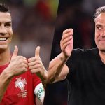 Cristiano Ronaldo dan Luis Enrique