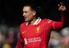 Darwin Nunez di laga Liverpool vs Arsenal
