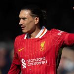 Darwin Nunez di laga Liverpool vs Arsenal
