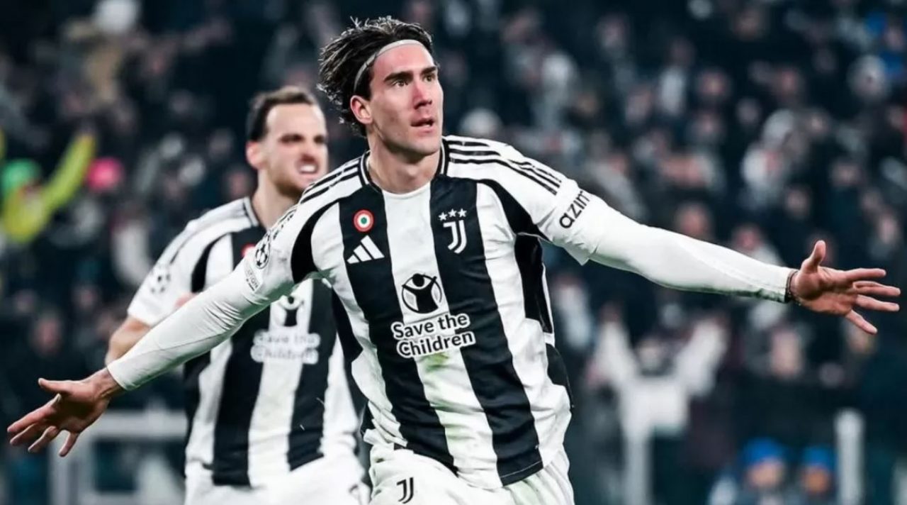 Dusan Vlahovic pemain Juventus