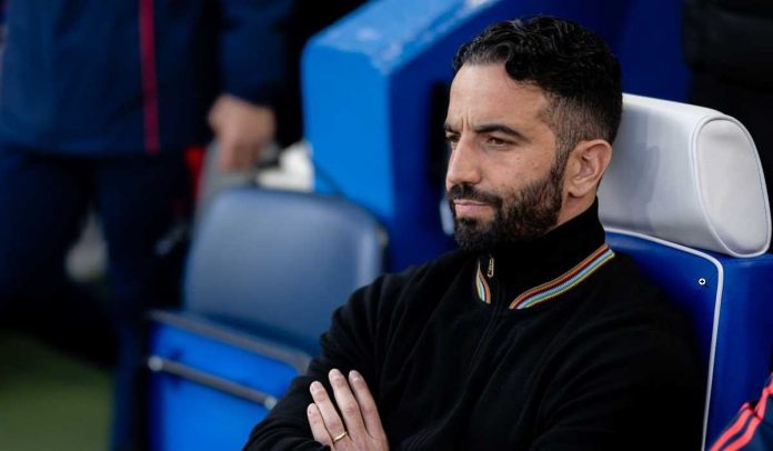 Ekspresi Ruben Amorim di laga Chelsea vs Manchester United
